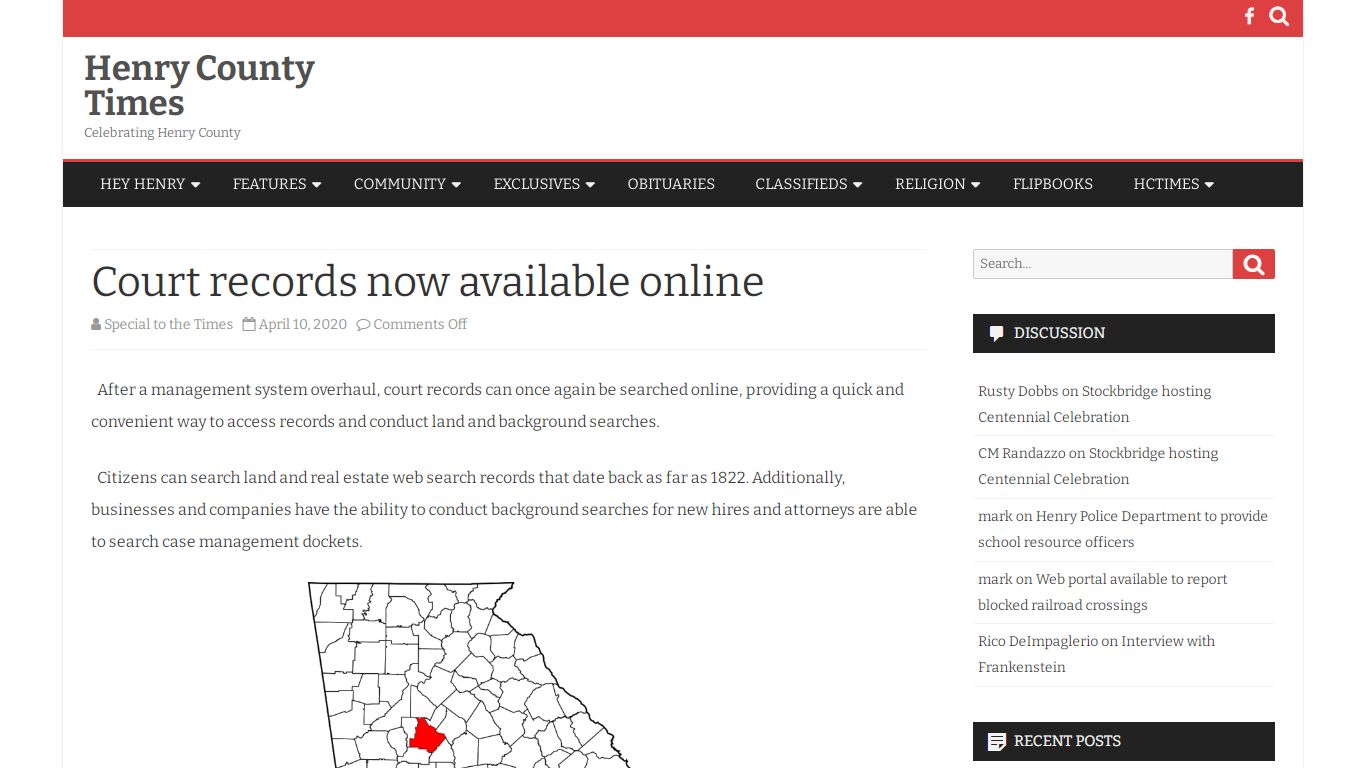 Court records now available online – Henry County Times